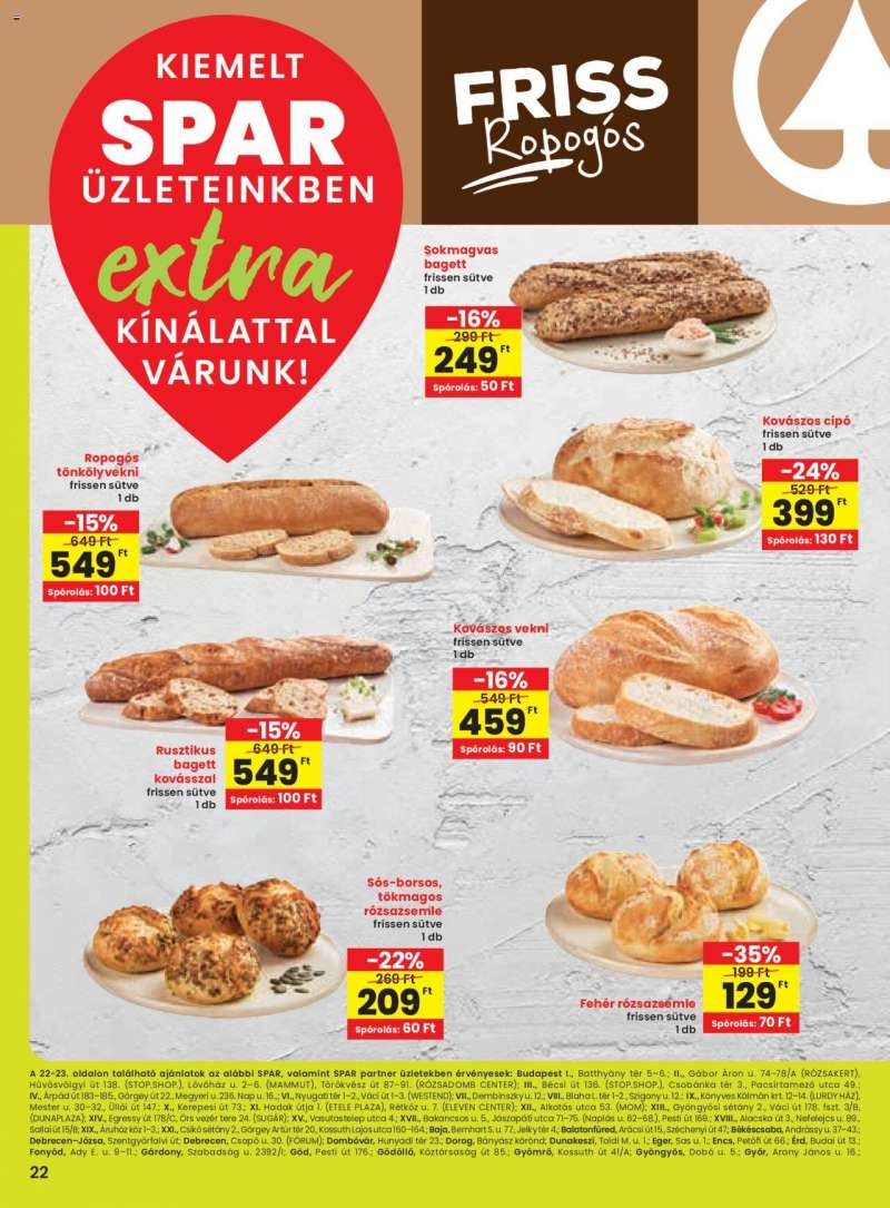 Spar Extra ajánlat! 3 oldal