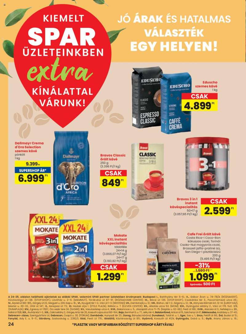 Spar Extra ajánlat! 5 oldal