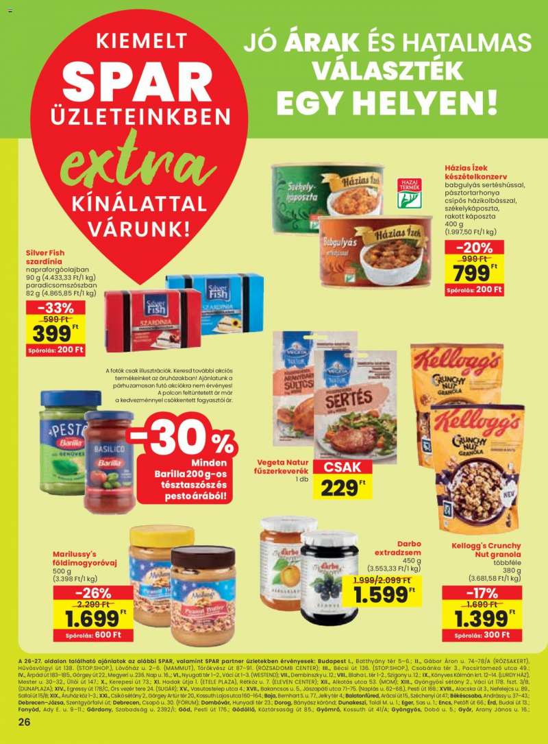 Spar Extra ajánlat! 7 oldal