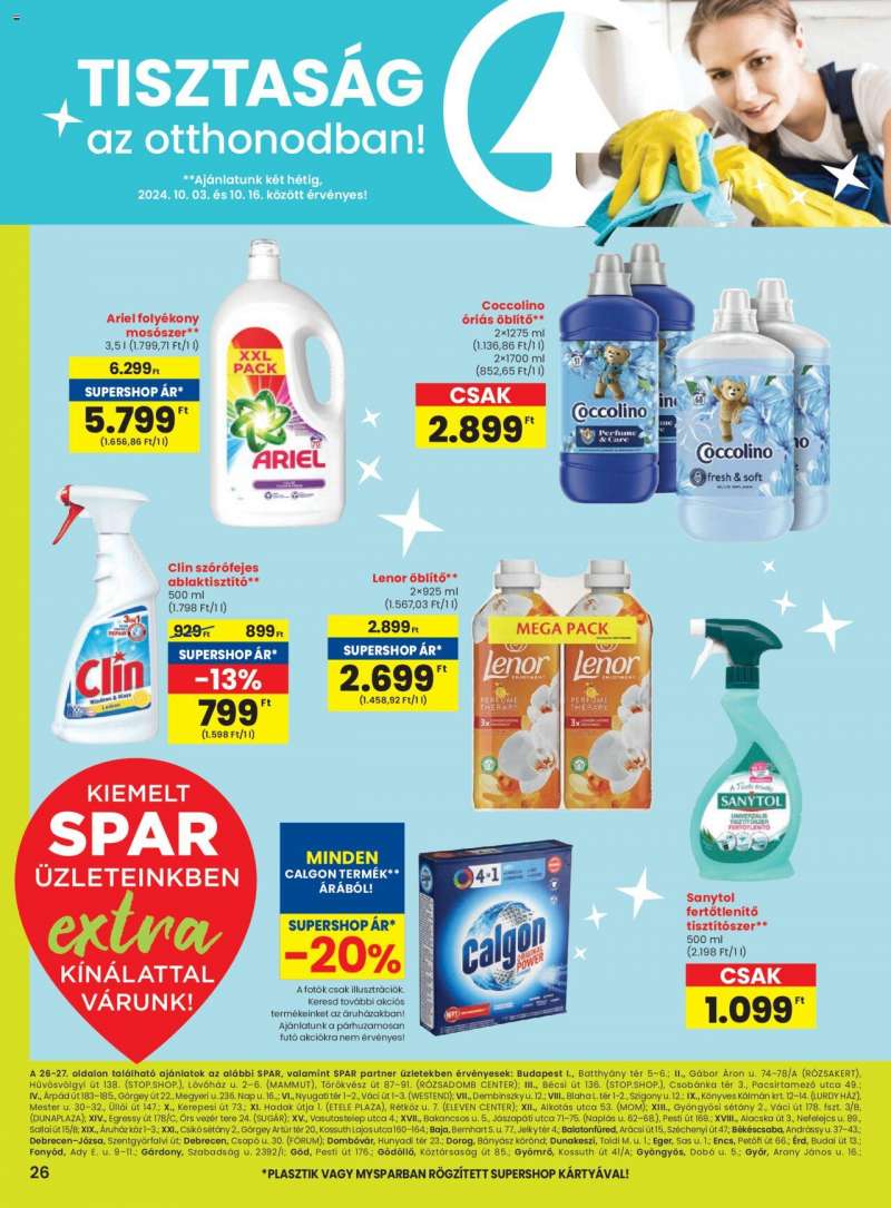 Spar Extra ajánlat! 7 oldal