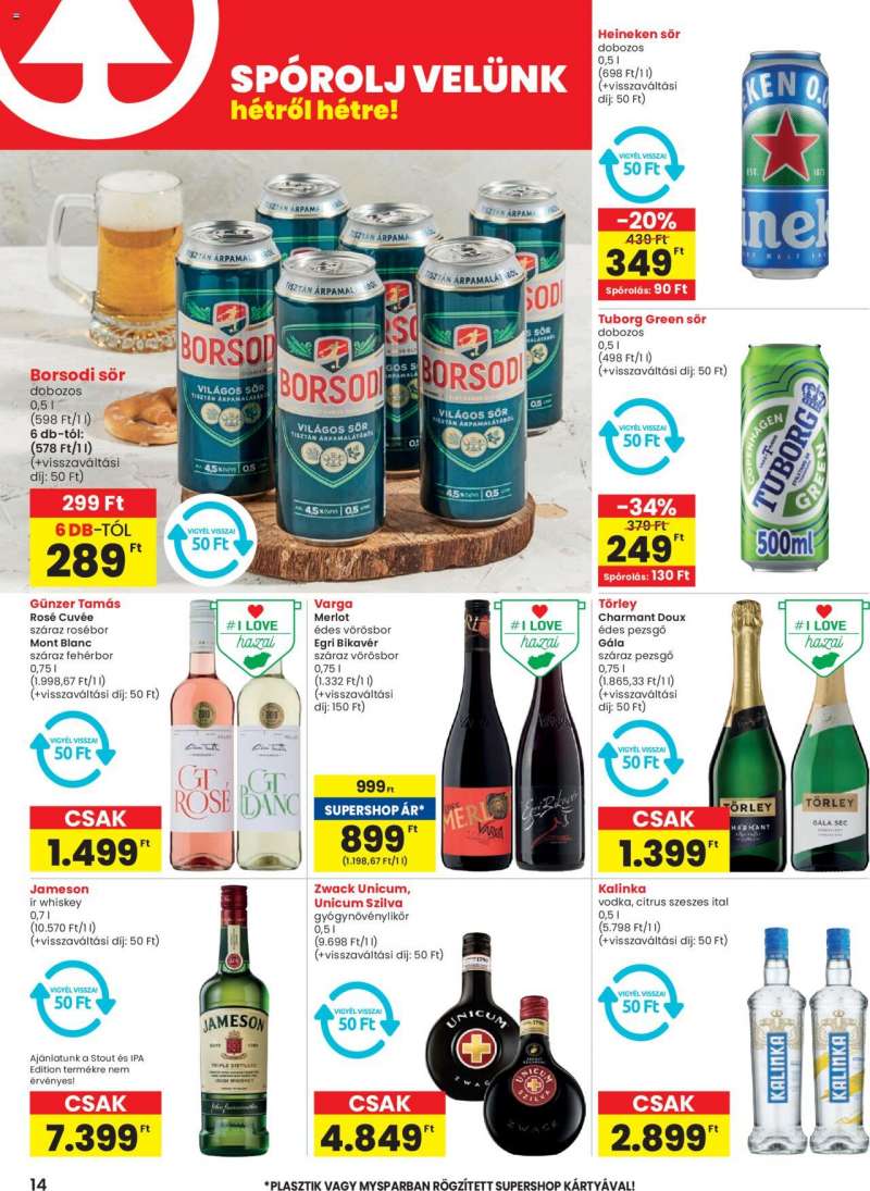 Spar Akciós újság Spar 14 oldal