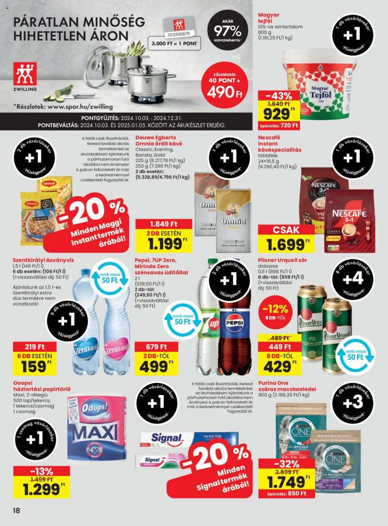 Spar Akciós újság Spar 18 oldal