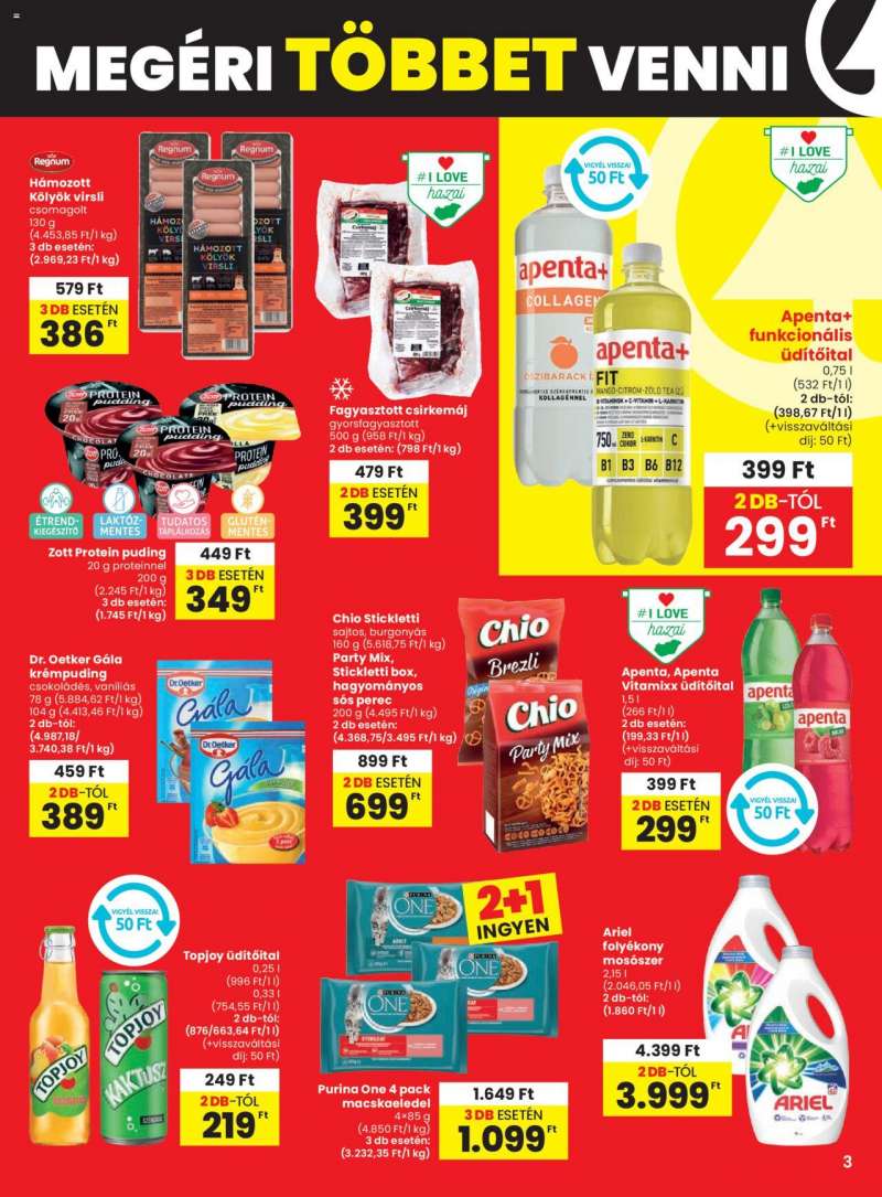 Spar Akciós újság Spar 3 oldal