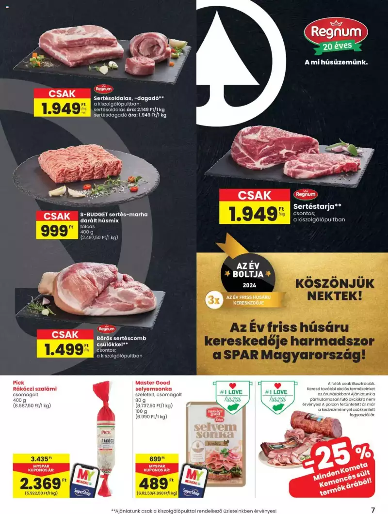 Spar Akciós újság Spar 7 oldal