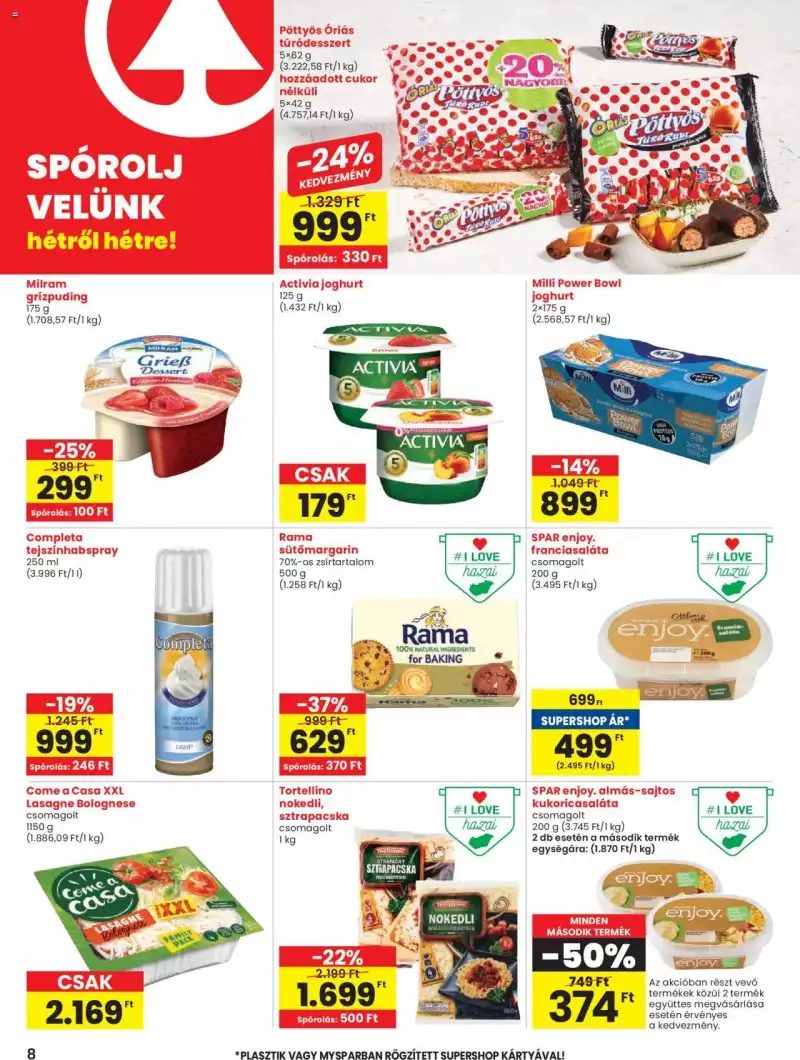 Spar Akciós újság Spar 8 oldal