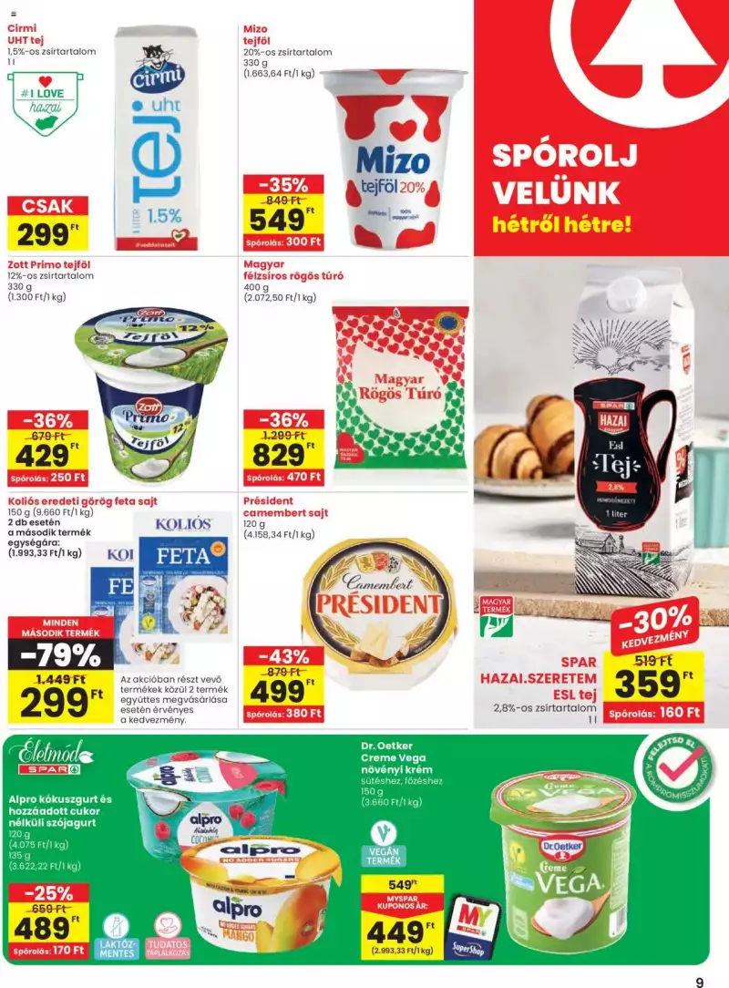 Spar Akciós újság Spar 9 oldal