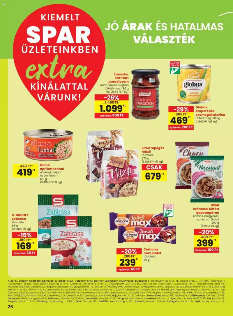 Spar Extra ajánlat! 7 oldal