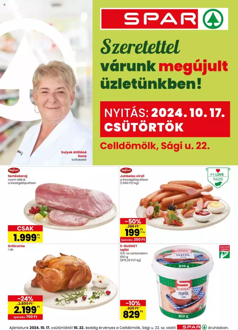 Spar Újranyitás - Celldömölk 1 oldal