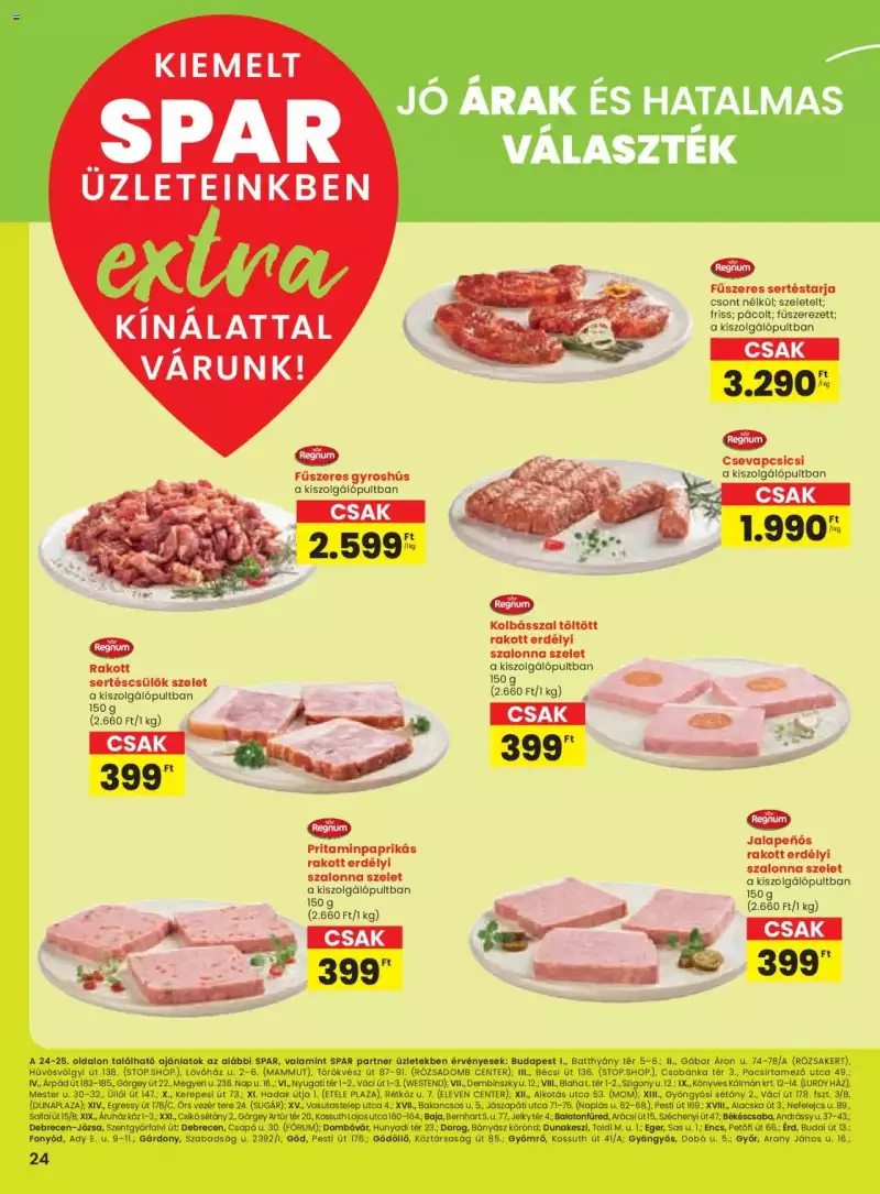 Spar Extra ajánlat! 5 oldal