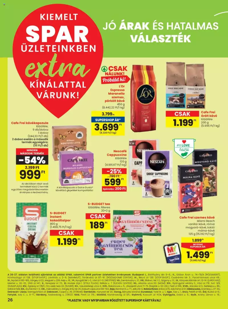 Spar Extra ajánlat! 7 oldal