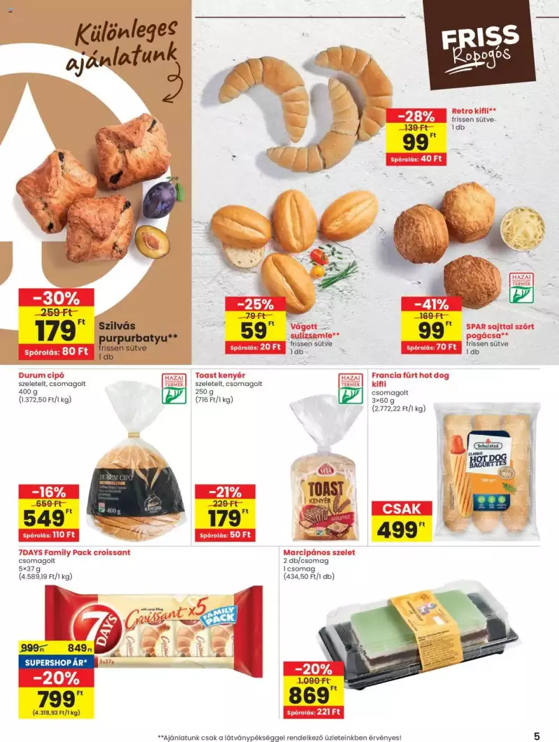 Spar Akciós újság Spar 5 oldal