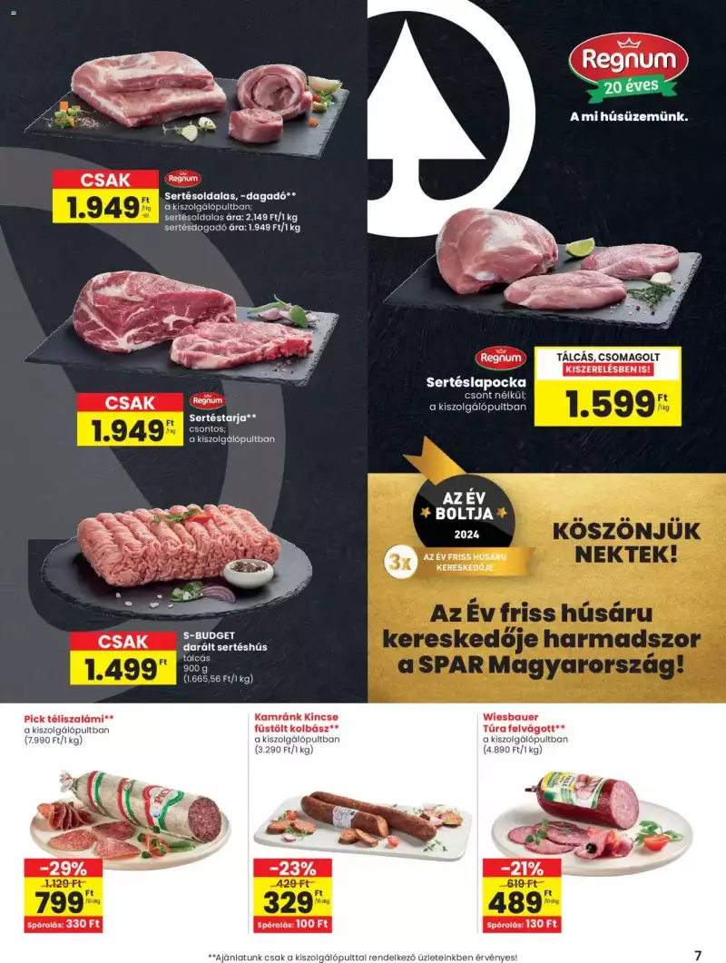 Spar Akciós újság Spar 7 oldal