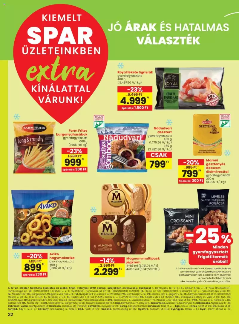 Spar Extra ajánlat! 3 oldal