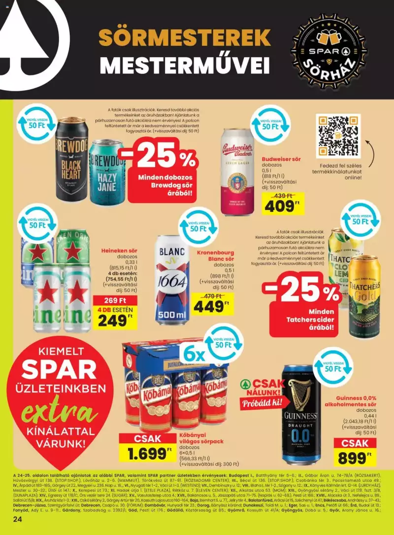 Spar Extra ajánlat! 5 oldal