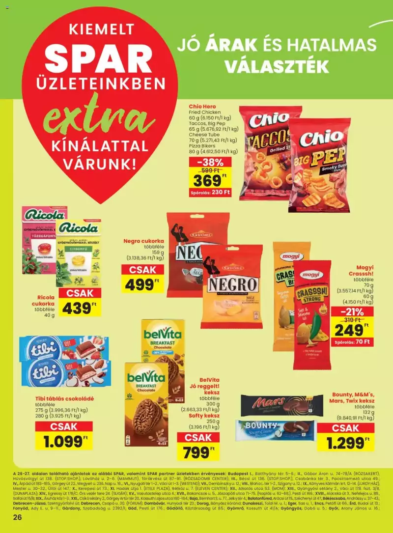 Spar Extra ajánlat! 7 oldal