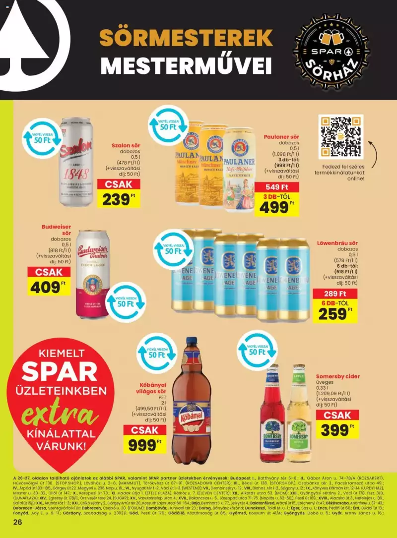 Spar Extra ajánlat! 7 oldal