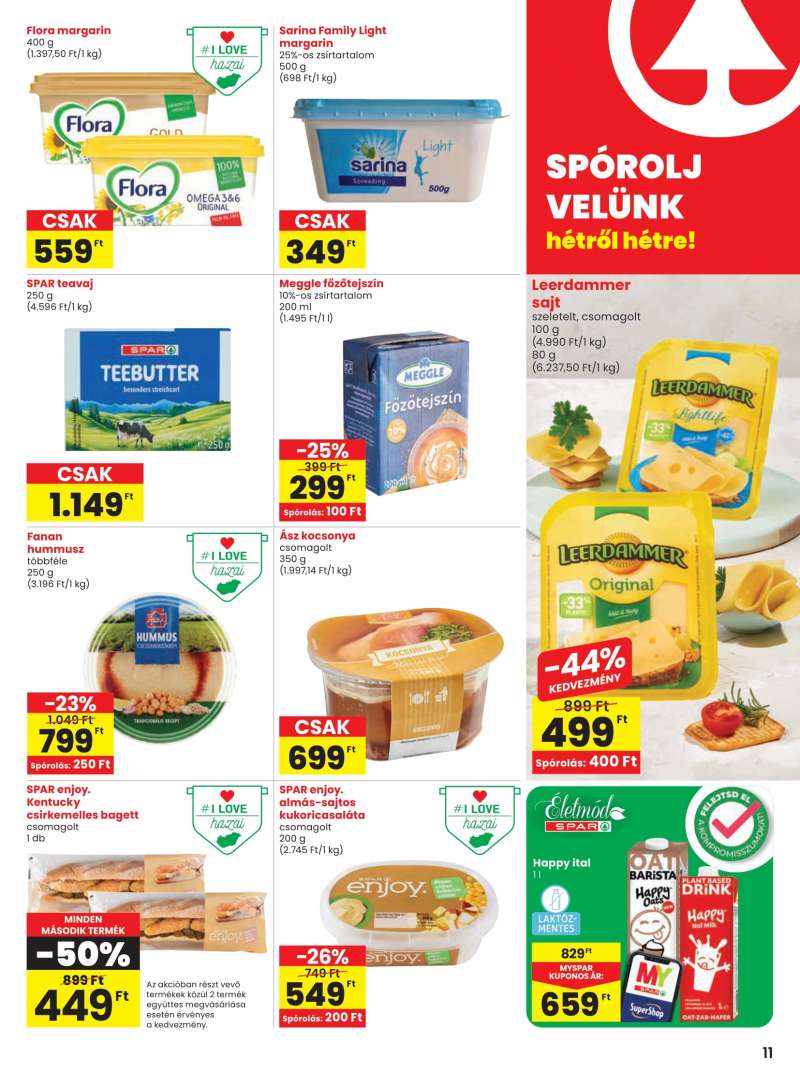 Spar Akciós Újság 11 oldal