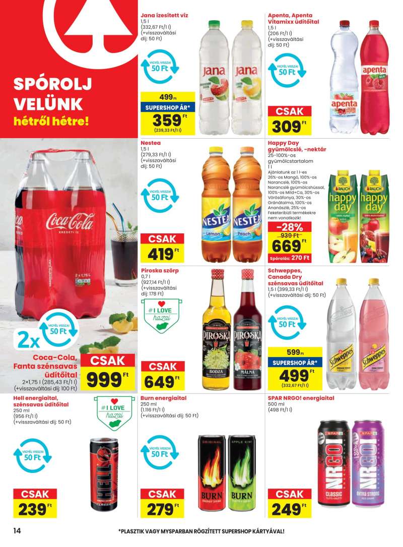 Spar Akciós Újság 14 oldal