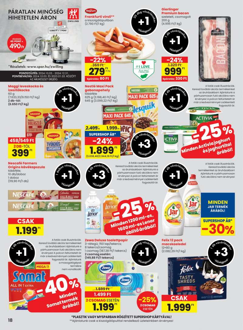 Spar Akciós Újság 18 oldal