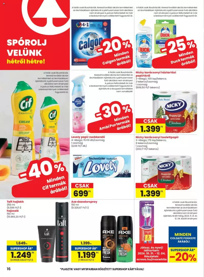 Spar Black Friday 16 oldal