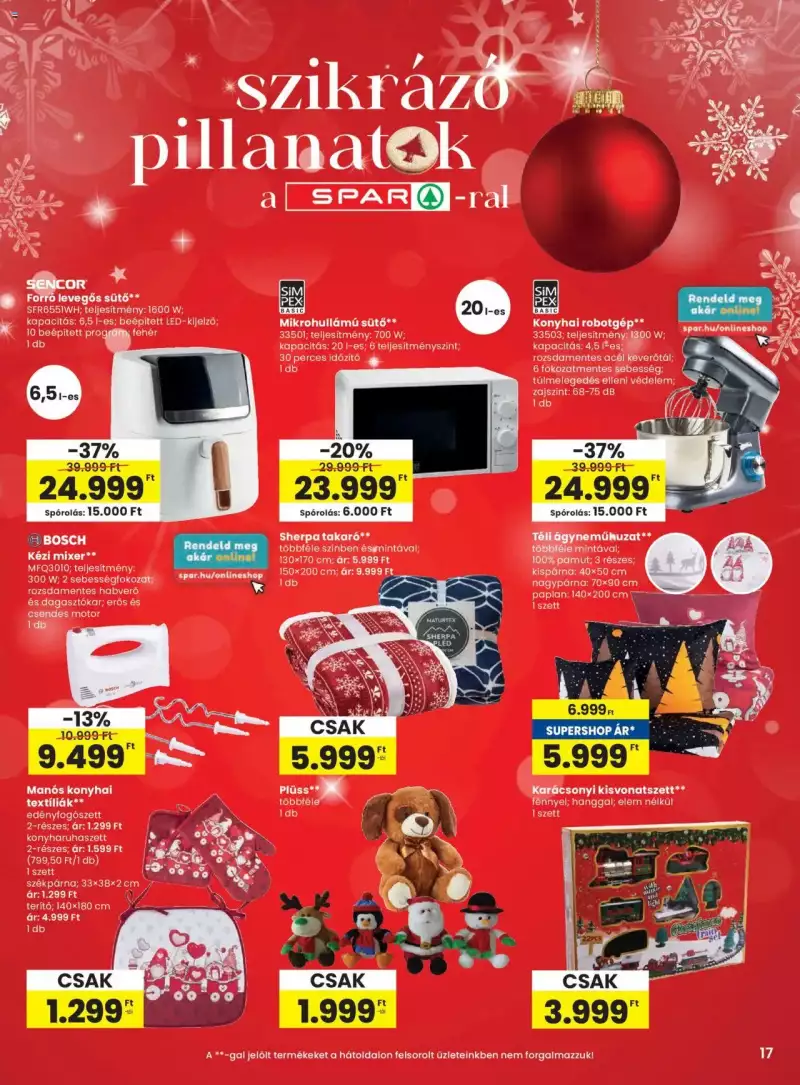 Spar Black Friday 17 oldal