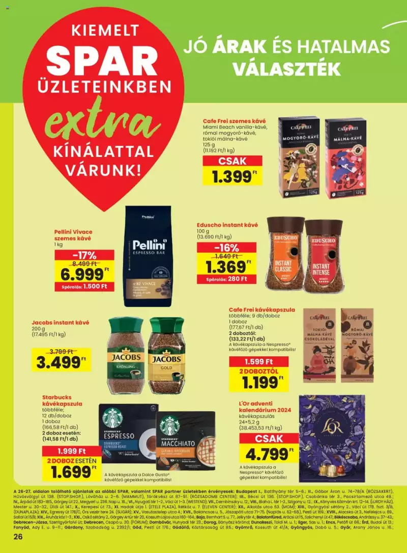 Spar Extra ajánlat! 7 oldal