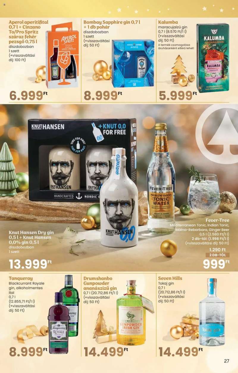 Spar Karácsonyi Ínyenc katalógus 27 oldal