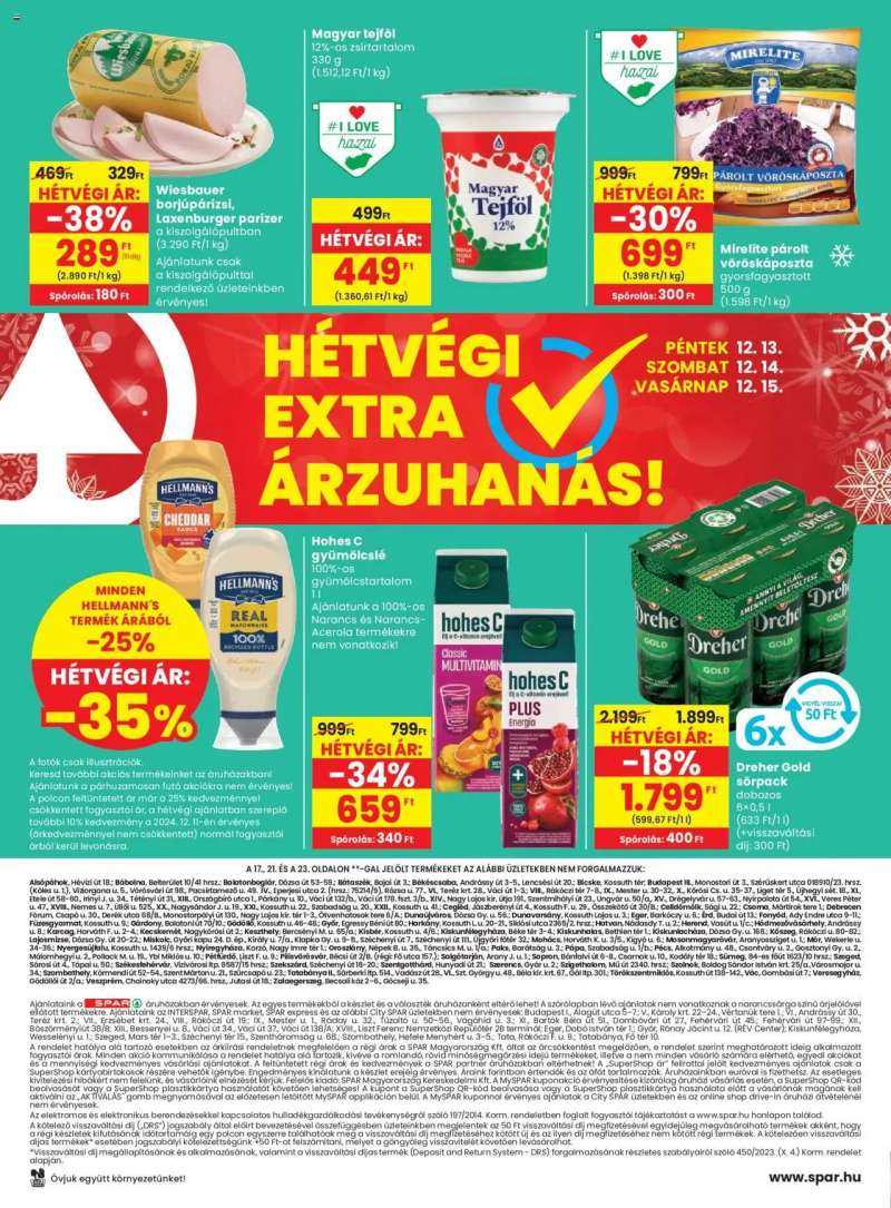 Spar Akciós újság Spar 28 oldal