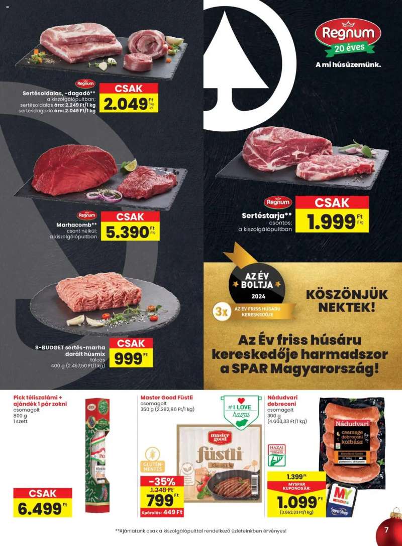 Spar Akciós újság Spar 7 oldal