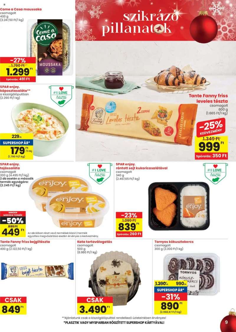 Spar Akciós újság Spar 9 oldal