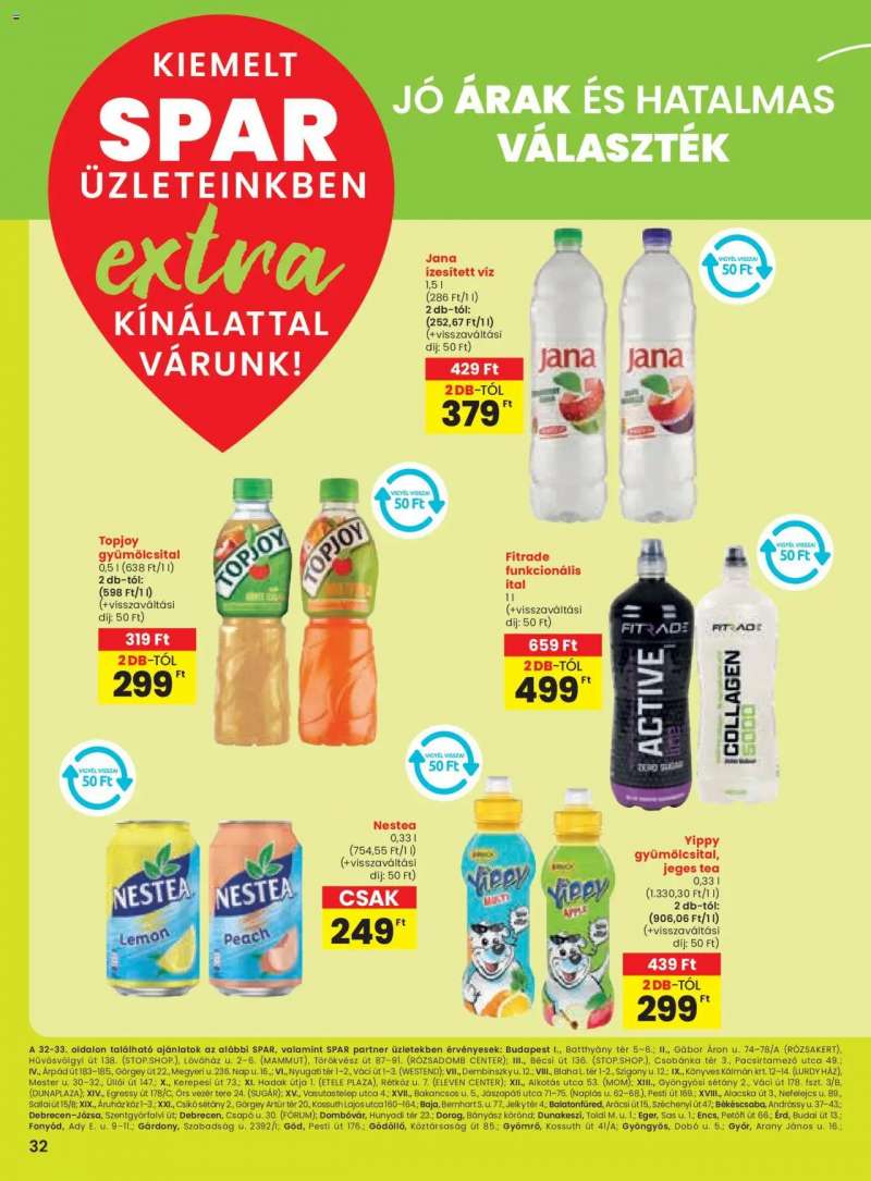 Spar Extra ajánlat! 5 oldal