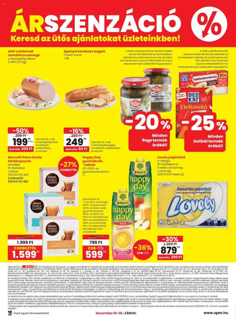 Spar Akciós újság Spar 28 oldal