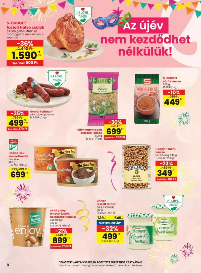 Spar Akciós újság Spar 9 oldal