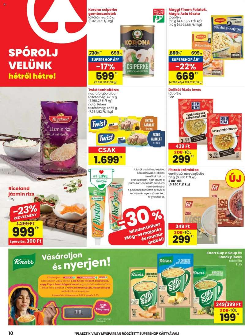 Spar Akciós újság Spar 10 oldal