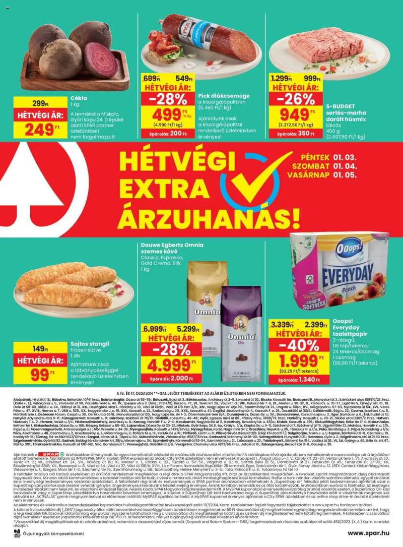 Spar Akciós újság Spar 20 oldal