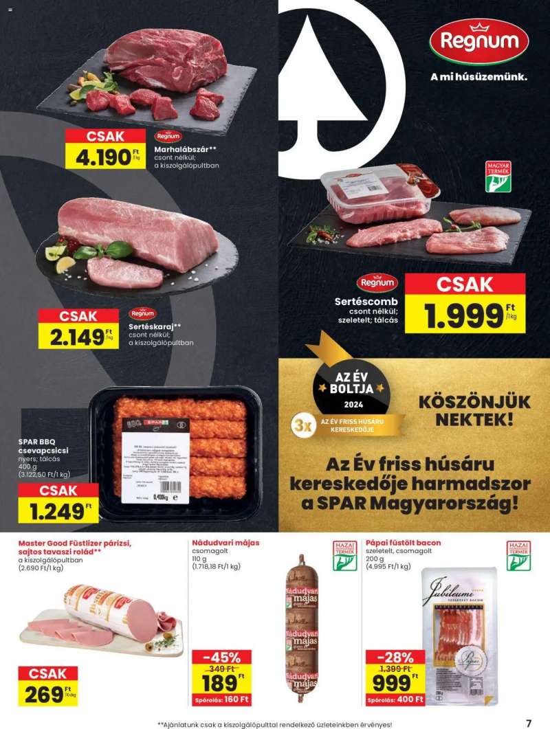 Spar Akciós újság Spar 7 oldal