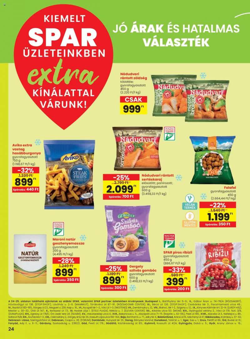 Spar Extra ajánlat! 5 oldal