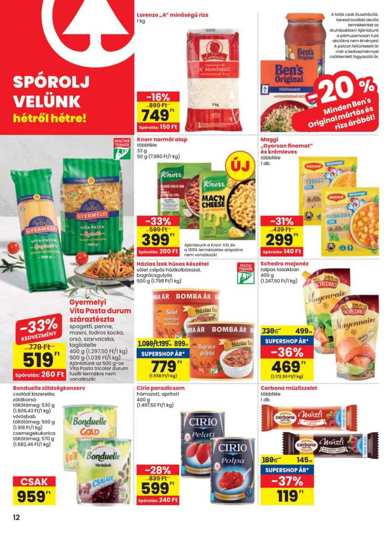 Spar Akciós Újság 12 oldal