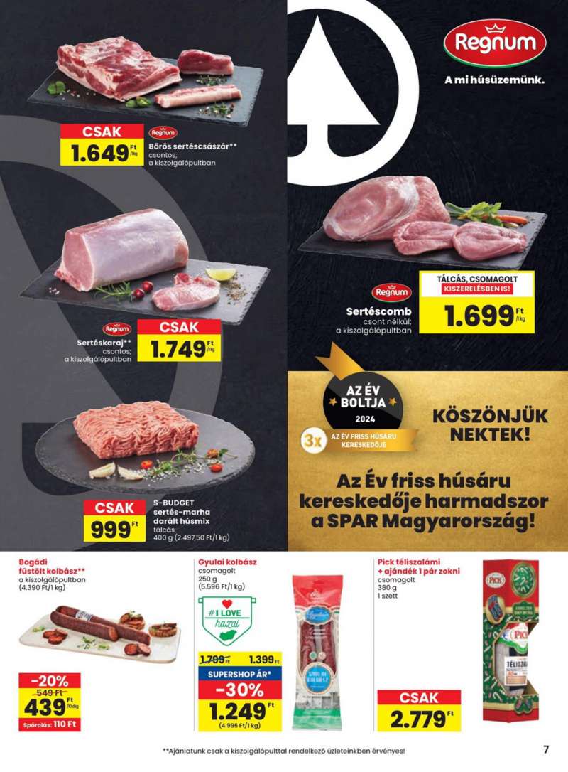 Spar Akciós Újság 7 oldal