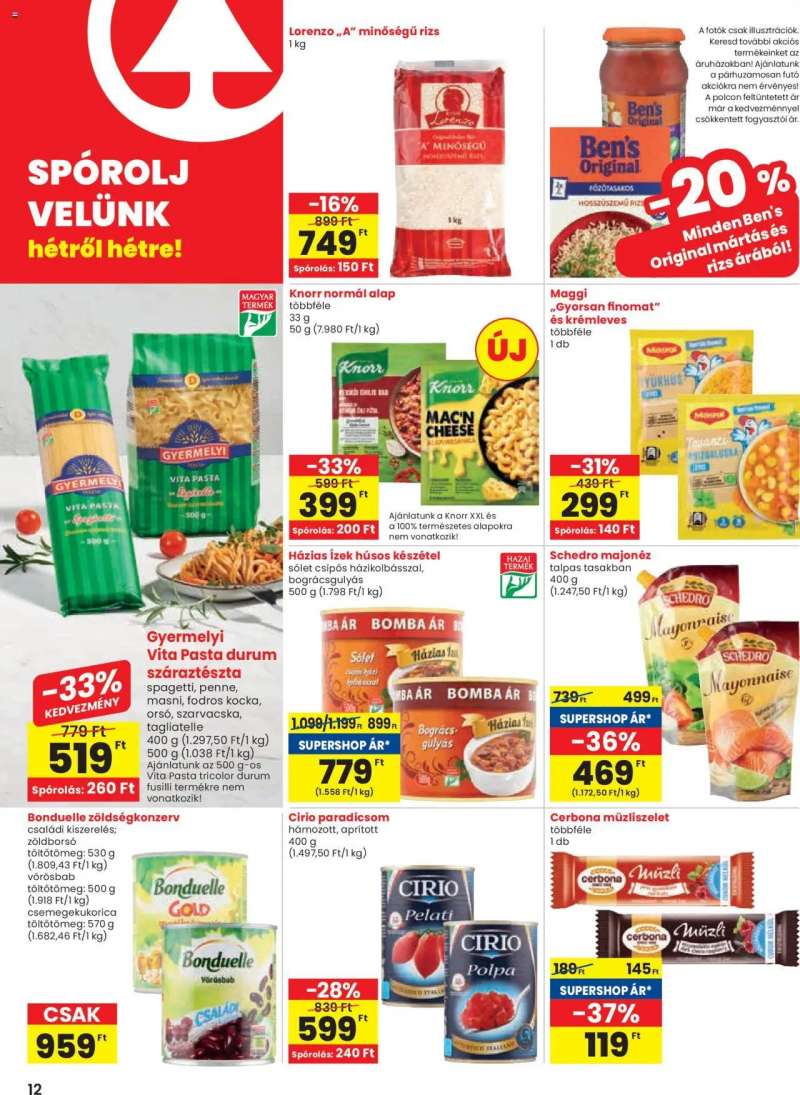 Spar Akciós újság Spar 12 oldal