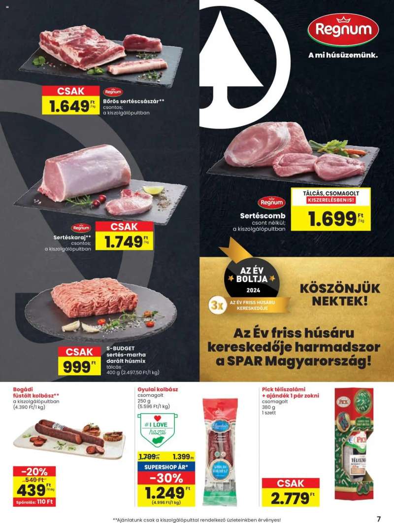 Spar Akciós újság Spar 7 oldal