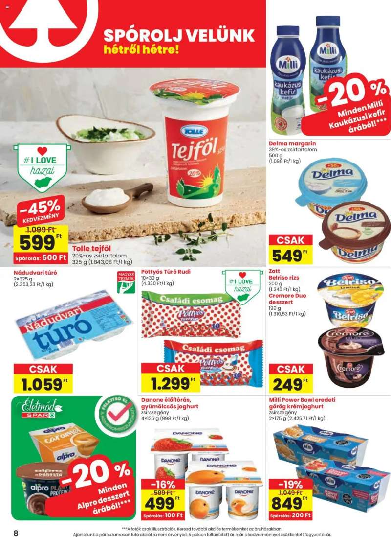 Spar Akciós újság Spar 8 oldal