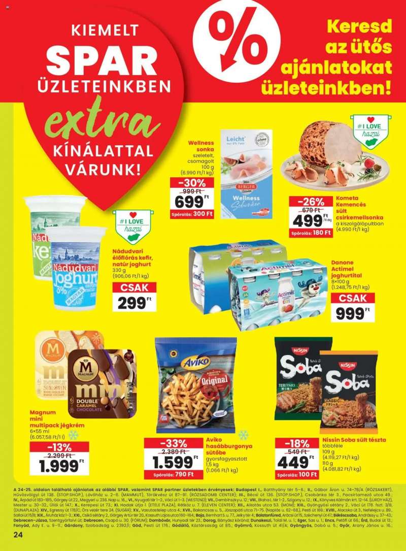 Spar Extra ajánlat! 5 oldal