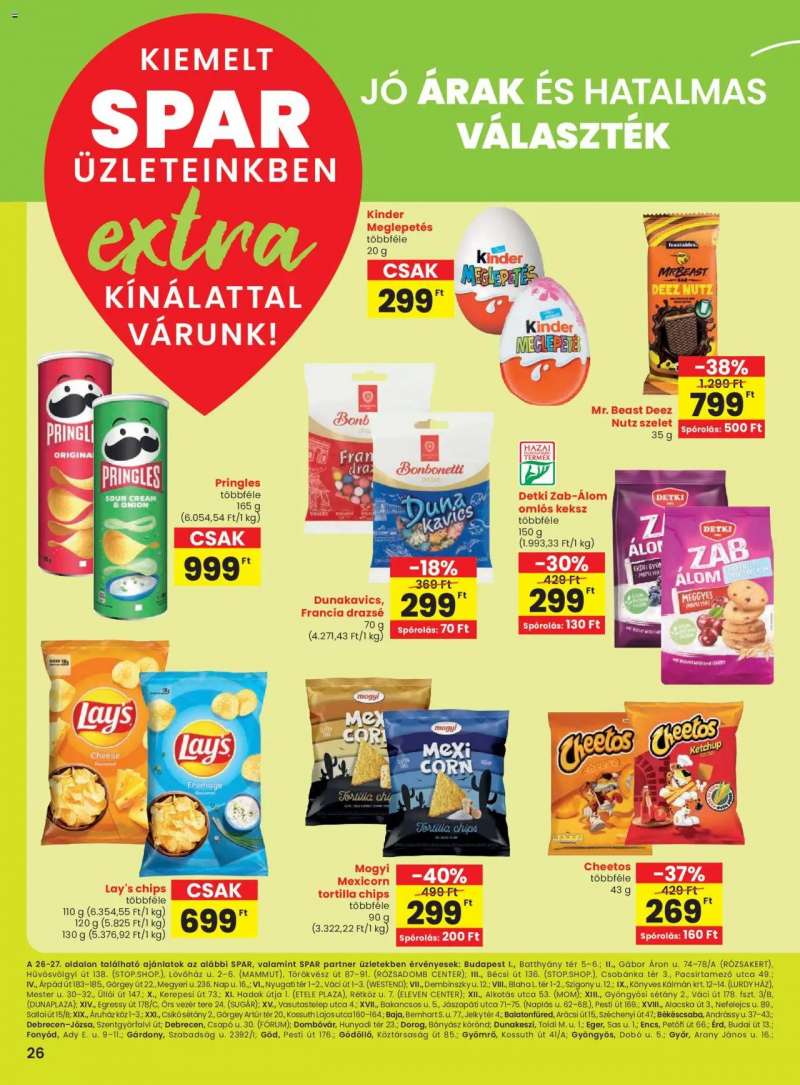 Spar Extra ajánlat! 7 oldal