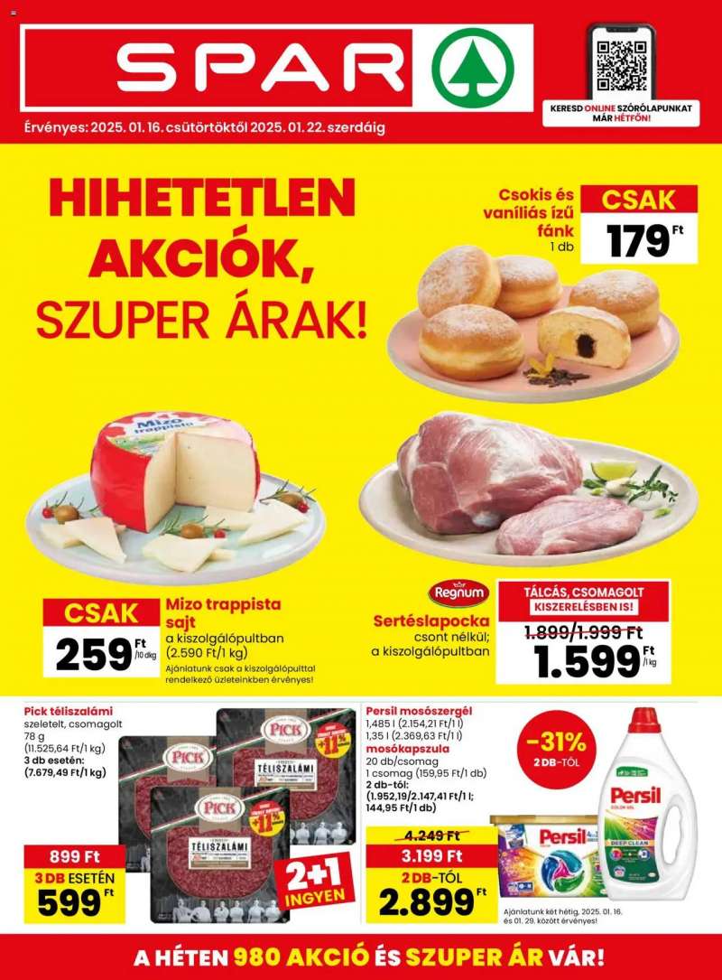 Spar Akciós újság Spar 1 oldal