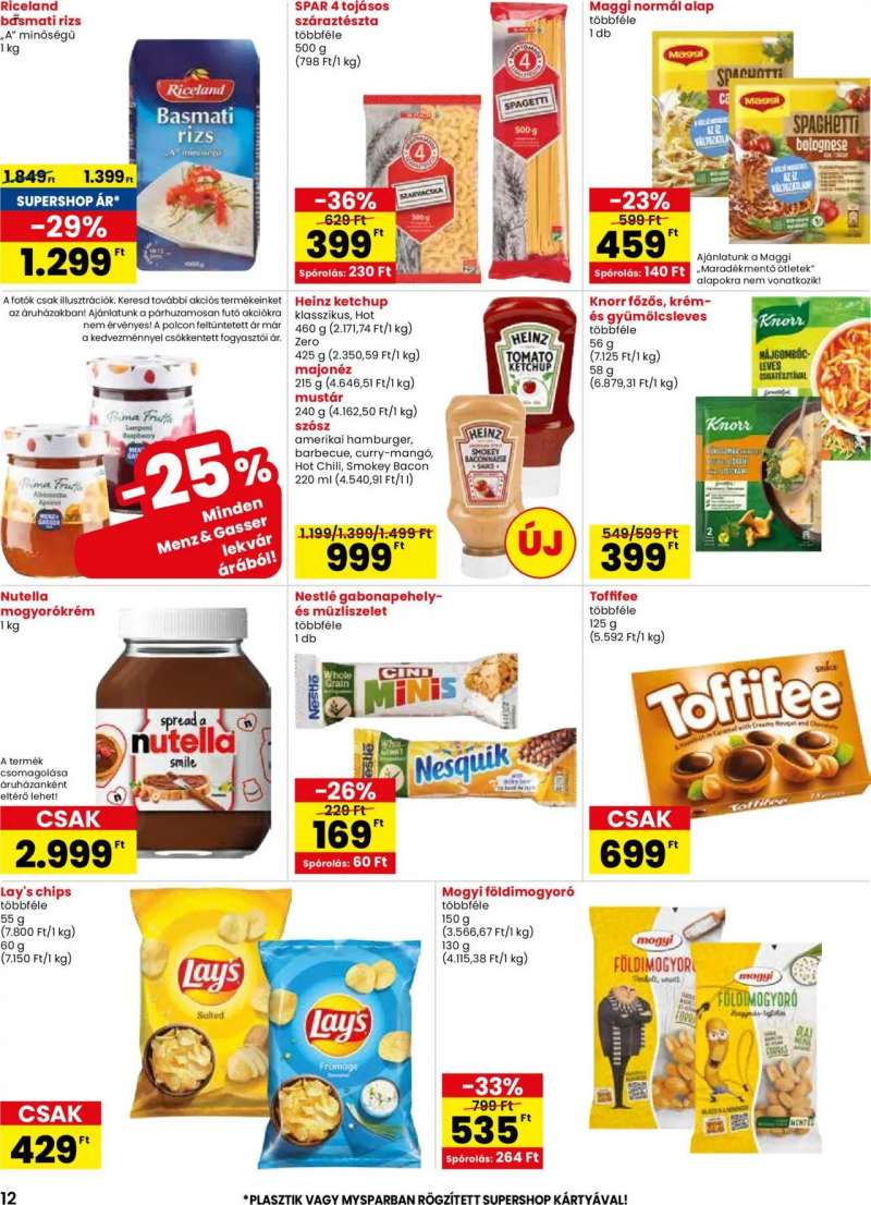 Spar Akciós újság Spar 12 oldal