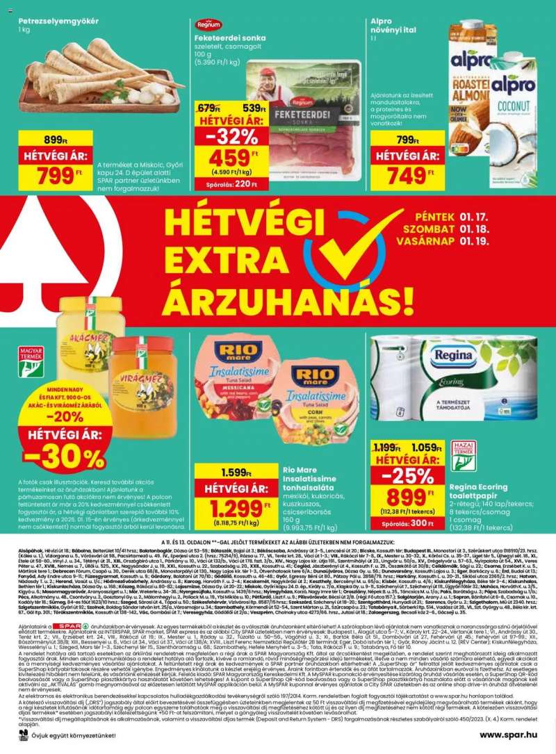 Spar Akciós újság Spar 20 oldal