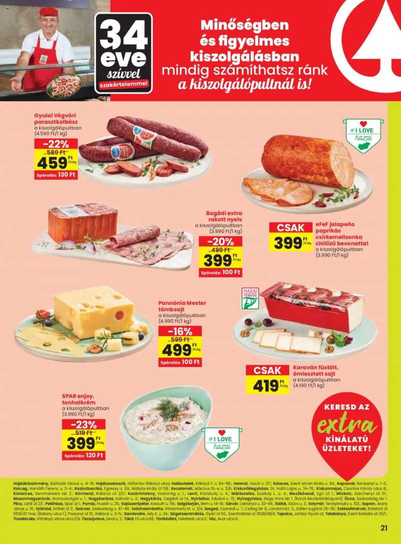 Spar Extra ajánlat! 2 oldal