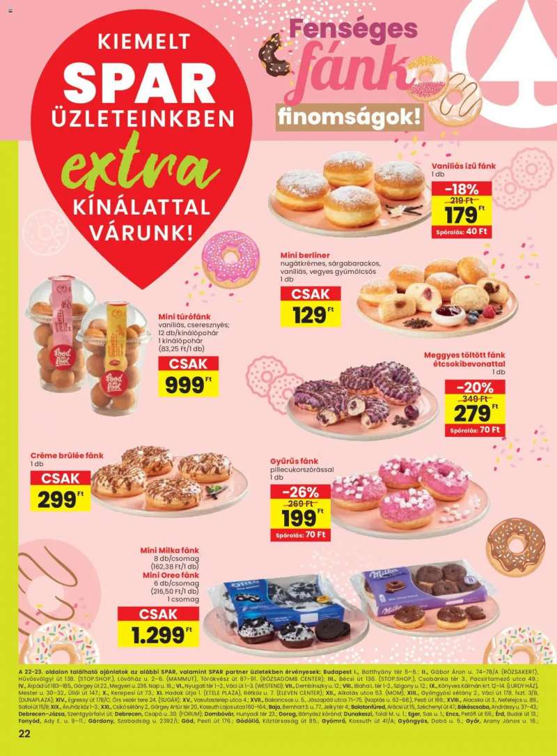 Spar Extra ajánlat! 3 oldal