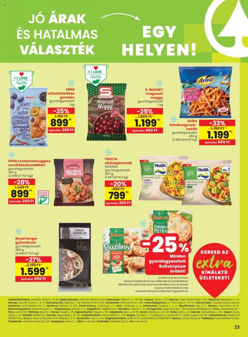 Spar Extra ajánlat! 4 oldal